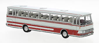 Brekina 56055 - H0 - Setra S 150 H hellgrau, rot, 1970